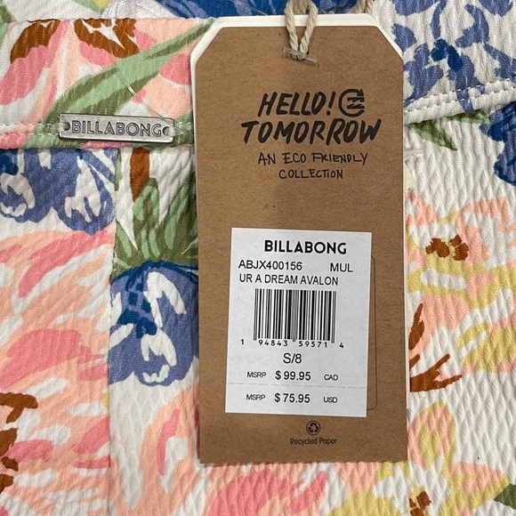 Billabong Ur A Dream Avalon Surf Shorts and Ivy Triangle Bikini Top Set - Picture 7 of 9